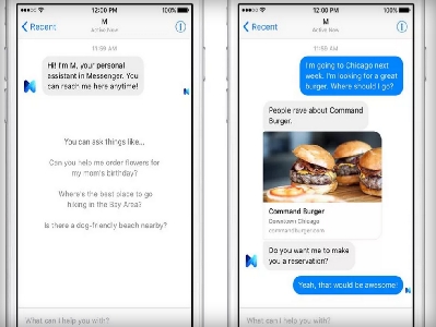 Facebook thử nghiệm trợ lý ảo, cạnh tranh cùng Siri, Google Now và Cortana